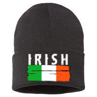 Vintage Irish Ireland Flag Sustainable Knit Beanie