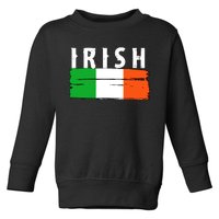 Vintage Irish Ireland Flag Toddler Sweatshirt