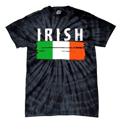 Vintage Irish Ireland Flag Tie-Dye T-Shirt