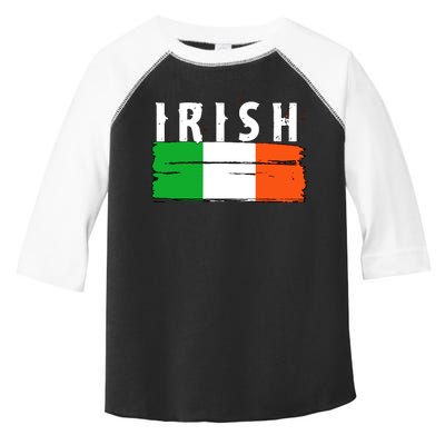 Vintage Irish Ireland Flag Toddler Fine Jersey T-Shirt