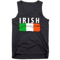 Vintage Irish Ireland Flag Tank Top