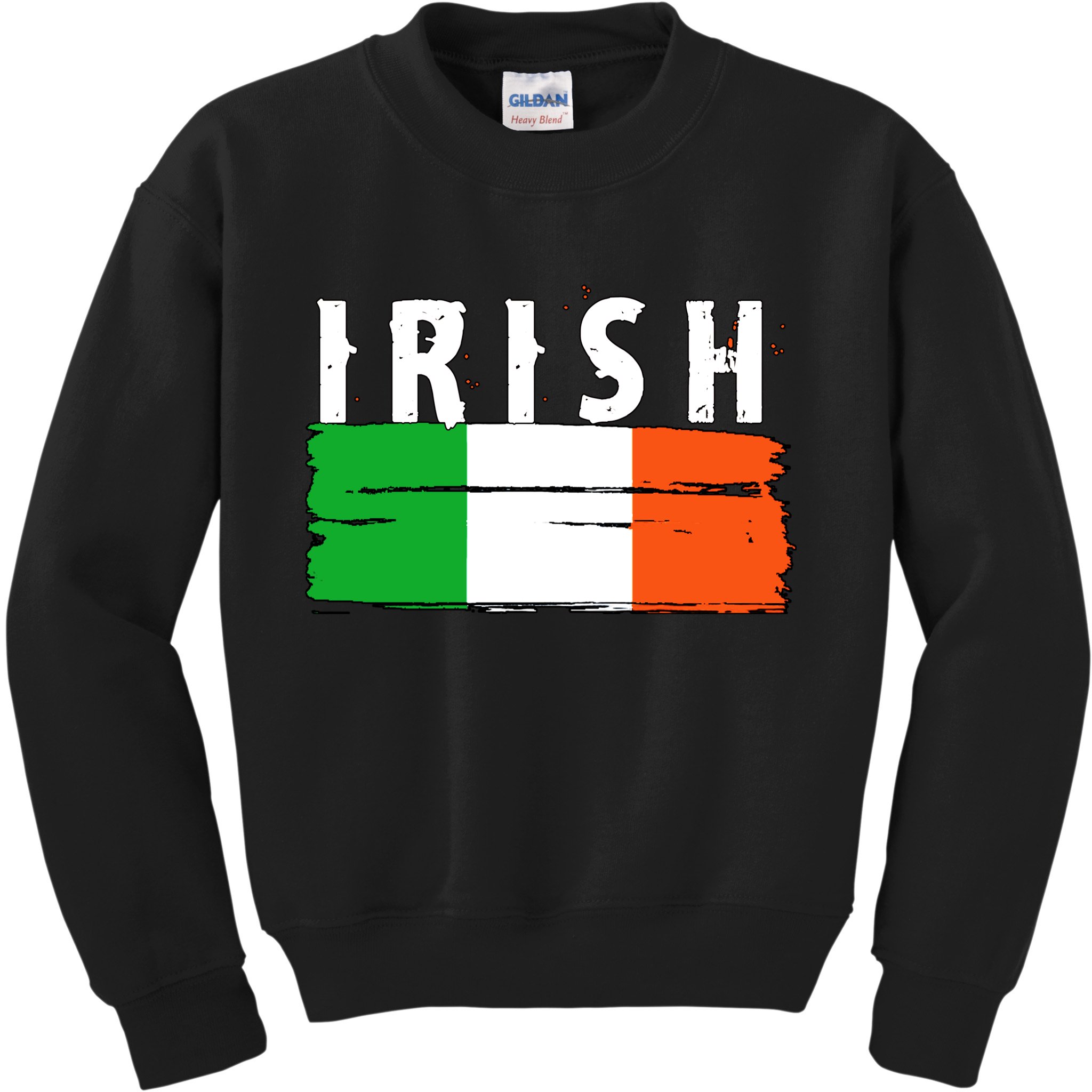 Vintage Irish Ireland Flag Kids Sweatshirt