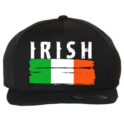 Vintage Irish Ireland Flag Wool Snapback Cap