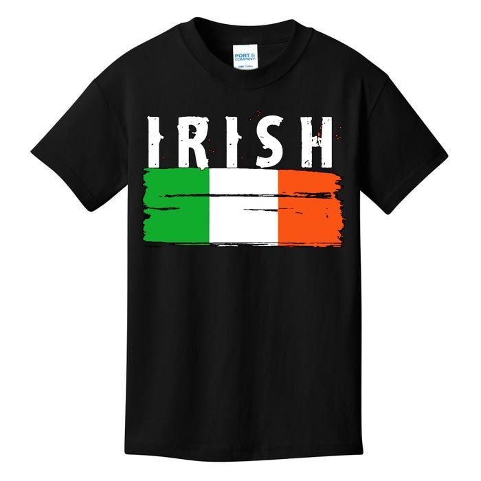 Vintage Irish Ireland Flag Kids T-Shirt