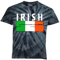 Vintage Irish Ireland Flag Kids Tie-Dye T-Shirt