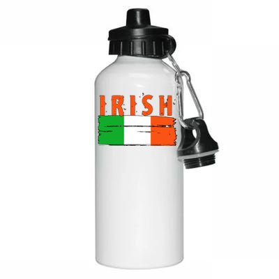 Vintage Irish Ireland Flag Aluminum Water Bottle