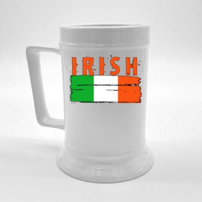 Vintage Irish Ireland Flag Beer Stein