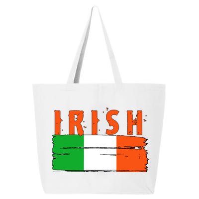 Vintage Irish Ireland Flag 25L Jumbo Tote