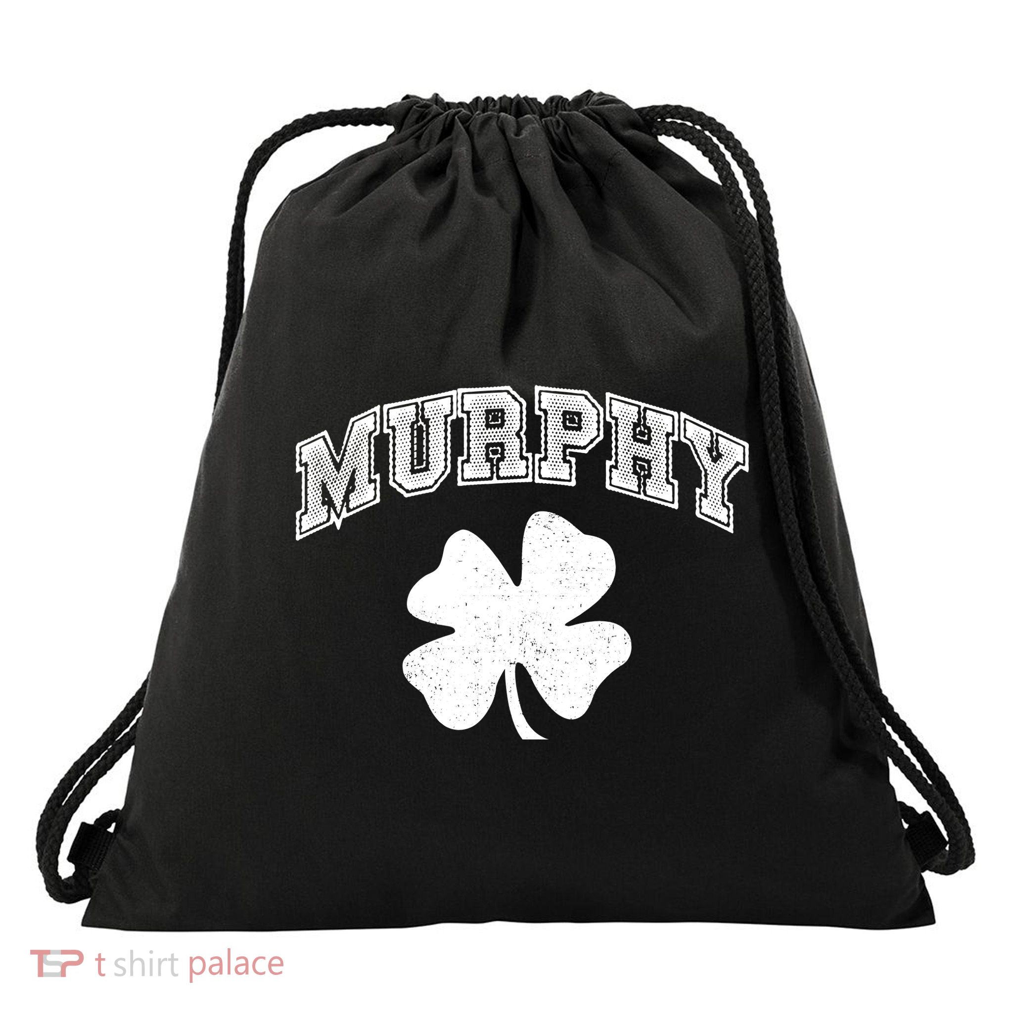 Vintage Irish Murphy Drawstring Bag