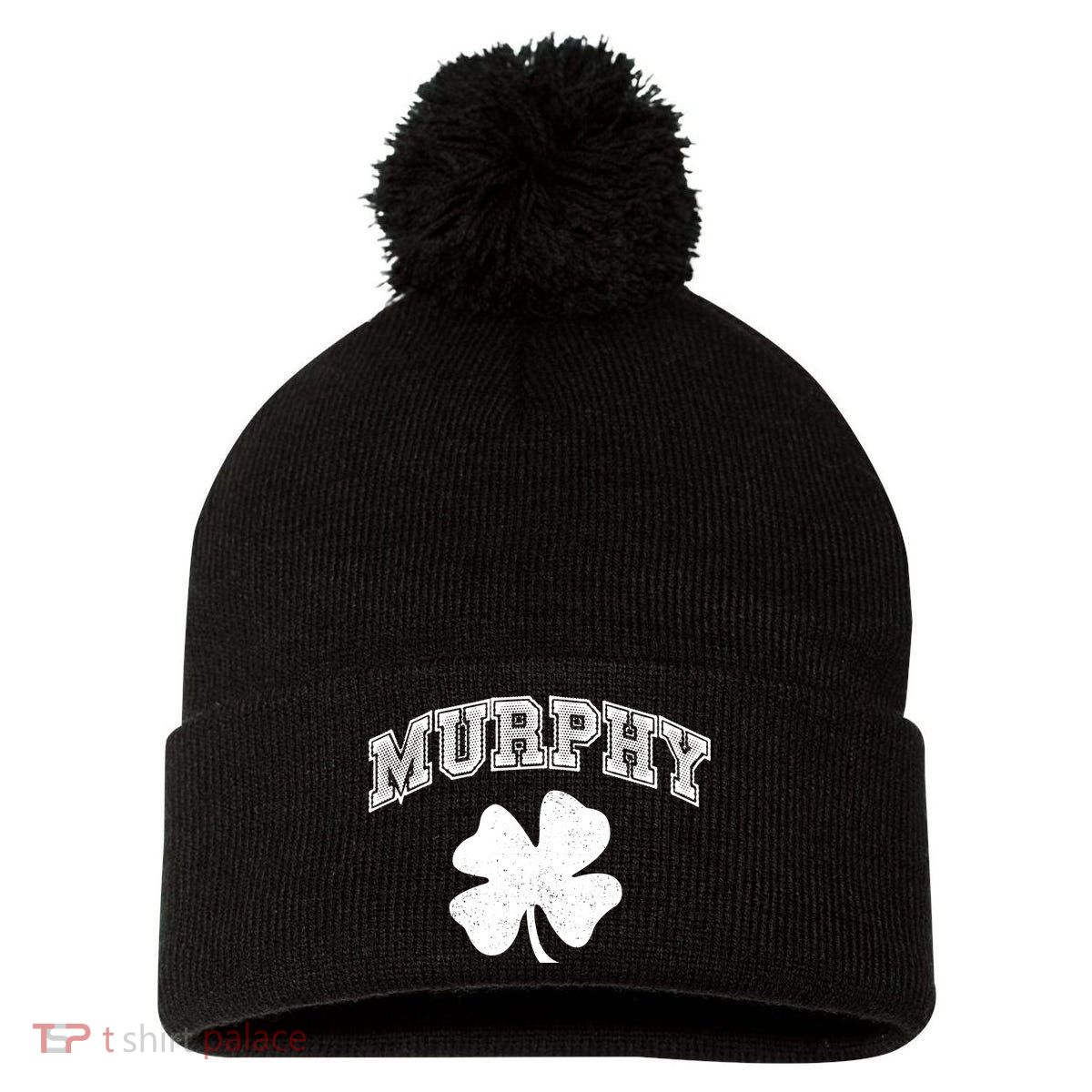 Vintage Irish Murphy Pom Pom 12in Knit Beanie