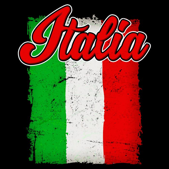 Vintage Italia Flag Backpack
