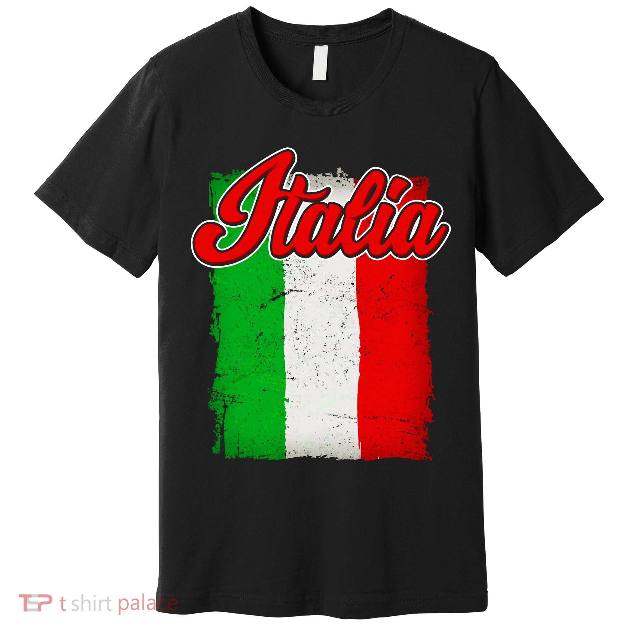 Vintage Italia Flag Premium T-Shirt