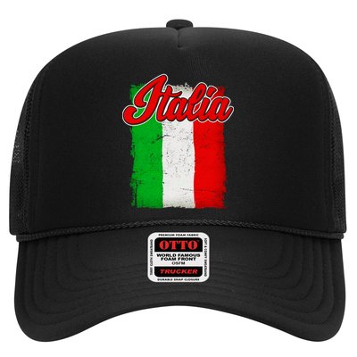 Vintage Italia Flag Trucker Hat
