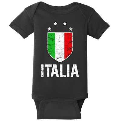 Vintage Italia Shield Crest Baby Bodysuit