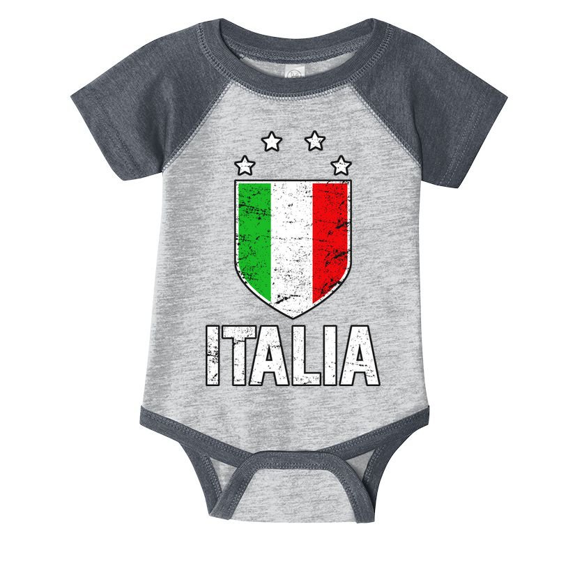Vintage Italia Shield Crest Infant Baby Jersey Bodysuit