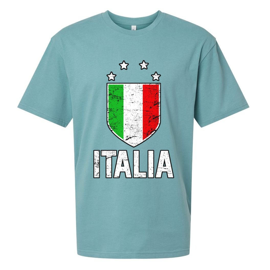 Vintage Italia Shield Crest Sueded Cloud Jersey T-Shirt