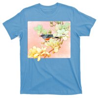 Vintage Japanese Bird Flowers  T-Shirt