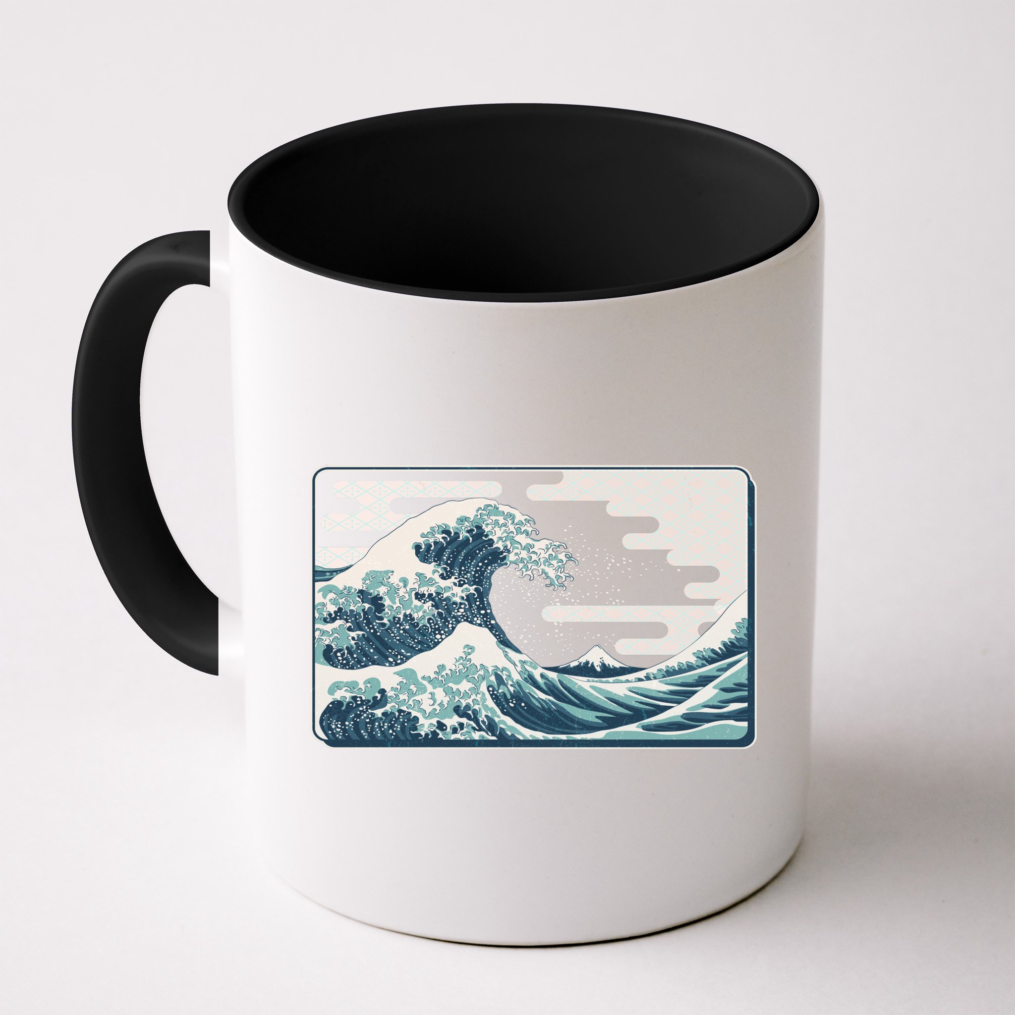 Vintage Japanese Great Wave Mug
