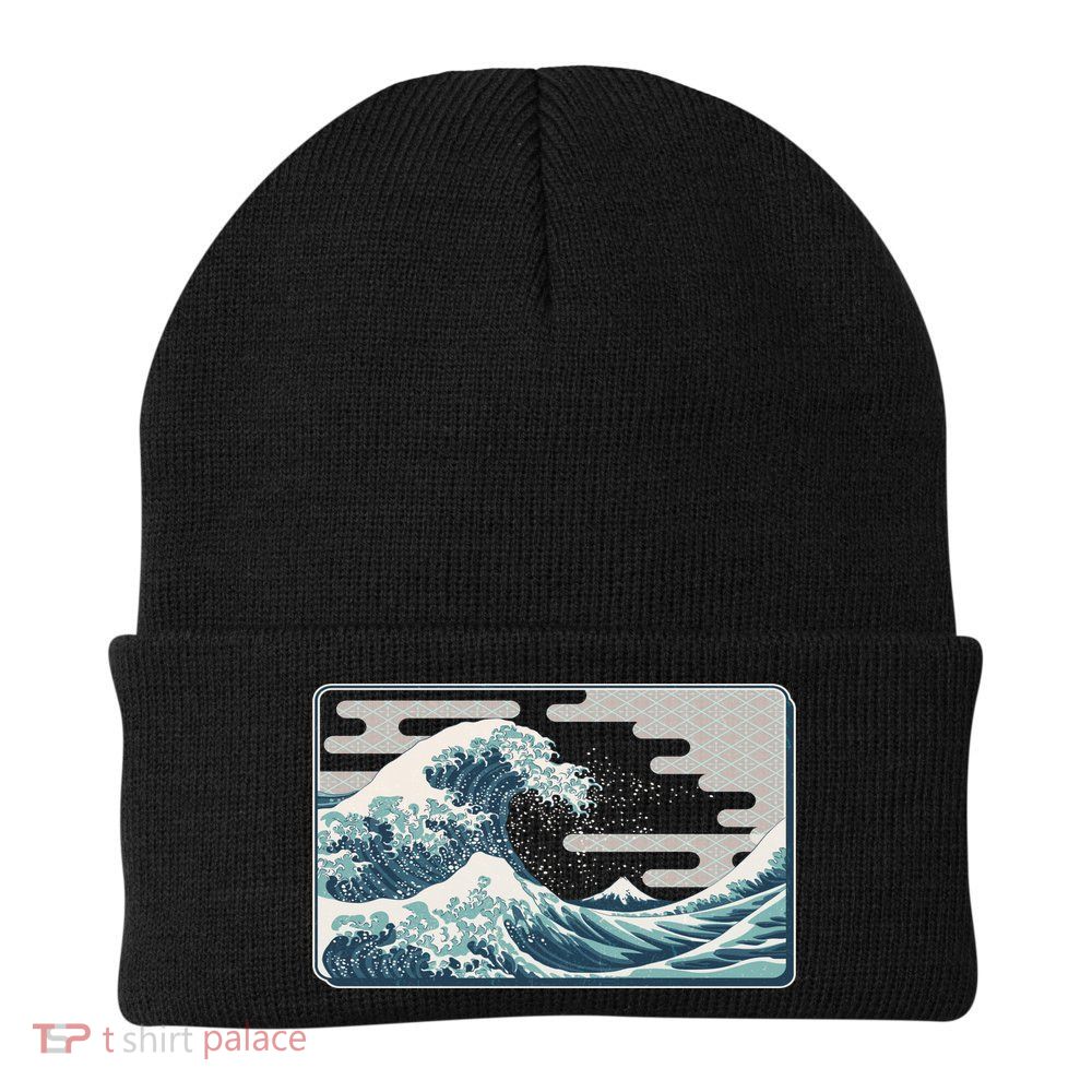 Vintage Japanese Great Wave Beanie