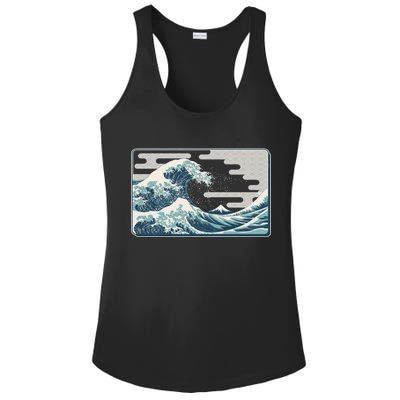 Vintage Japanese Great Wave Ladies PosiCharge Competitor Racerback Tank