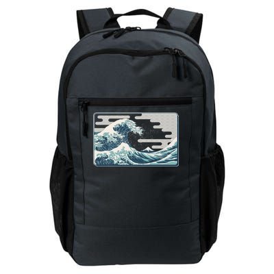 Vintage Japanese Great Wave Daily Commute Backpack