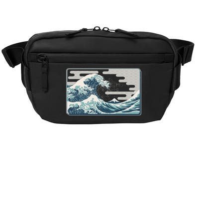 Vintage Japanese Great Wave Crossbody Pack