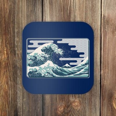 Vintage Japanese Great Wave Coaster