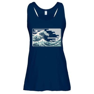 Vintage Japanese Great Wave Ladies Essential Flowy Tank