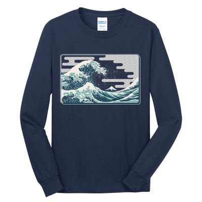 Vintage Japanese Great Wave Tall Long Sleeve T-Shirt