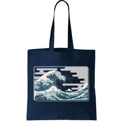 Vintage Japanese Great Wave Tote Bag