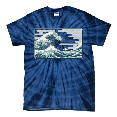 Vintage Japanese Great Wave Tie-Dye T-Shirt