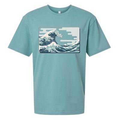 Vintage Japanese Great Wave Sueded Cloud Jersey T-Shirt