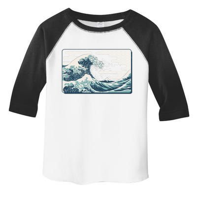 Vintage Japanese Great Wave Toddler Fine Jersey T-Shirt