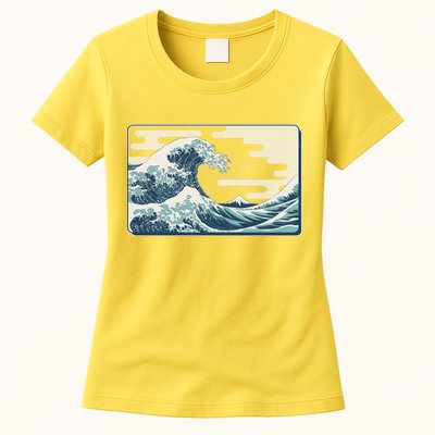 Vintage Japanese Great Wave Womens T-Shirt