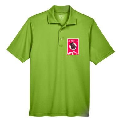 Vintage Japanese Kawaii Cute Cat Men's Origin Performance Piqué Polo