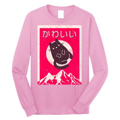 Vintage Japanese Kawaii Cute Cat Long Sleeve Shirt