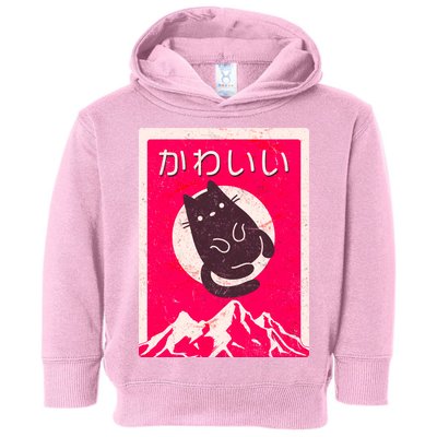 Vintage Japanese Kawaii Cute Cat Toddler Hoodie