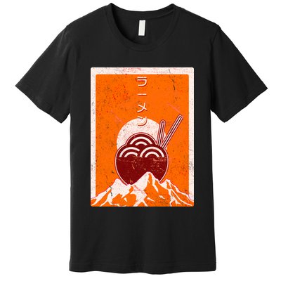 Vintage Japanese Ramen Bowl Premium T-Shirt