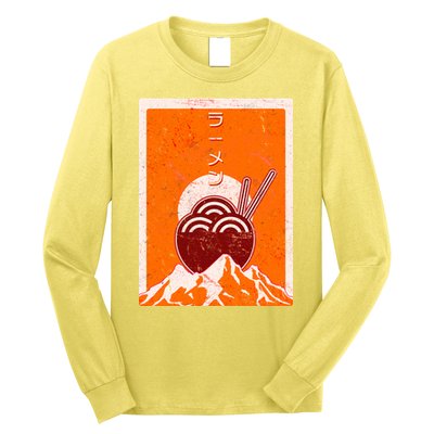 Vintage Japanese Ramen Bowl Long Sleeve Shirt