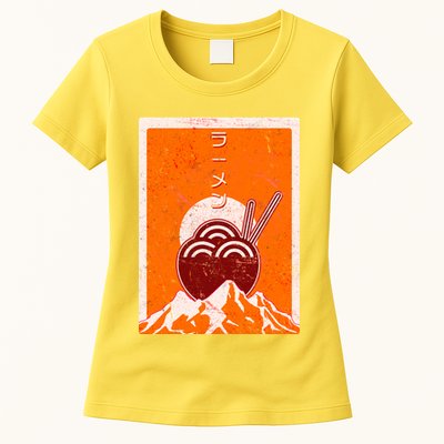 Vintage Japanese Ramen Bowl Womens T-Shirt