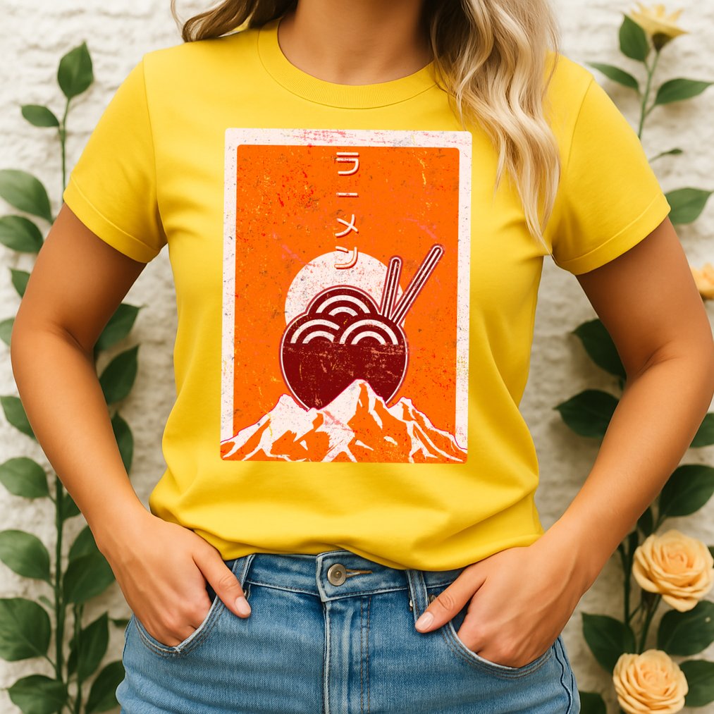 Vintage Japanese Ramen Bowl Womens T-Shirt