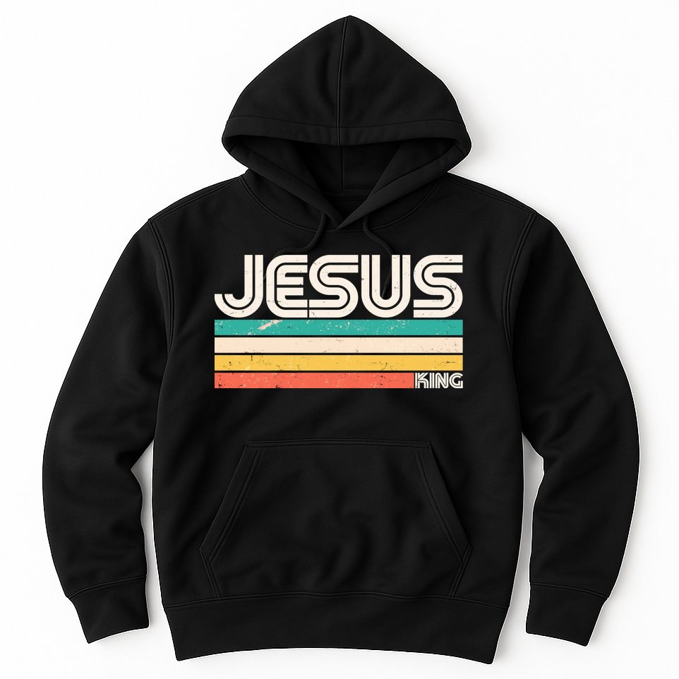 Vintage Jesus King Hoodie