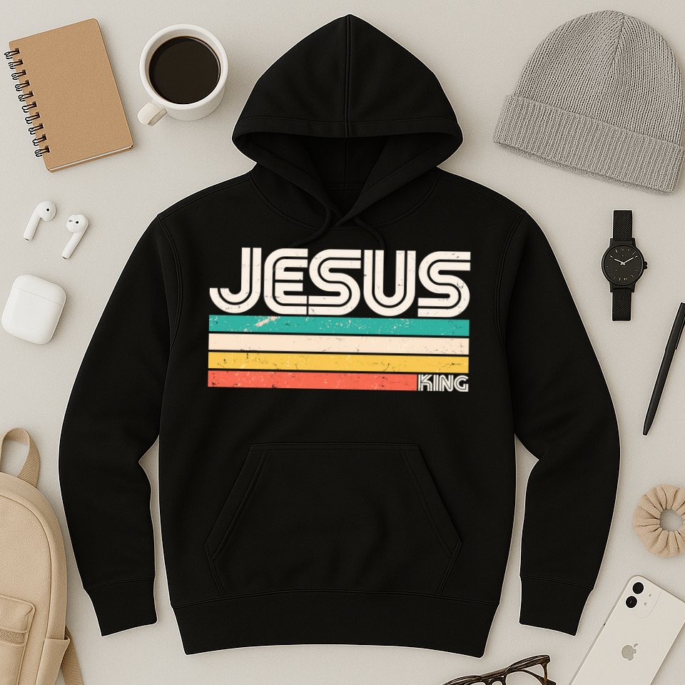 Vintage Jesus King Hoodie
