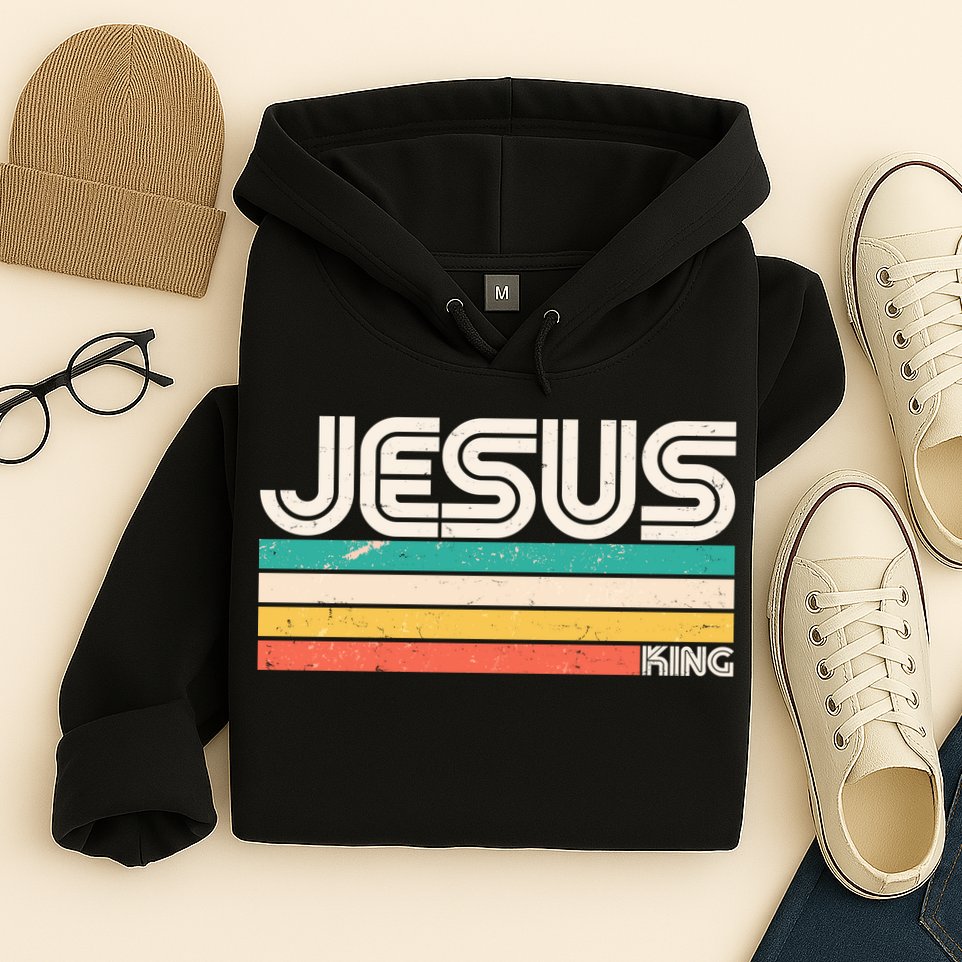 Vintage Jesus King Hoodie