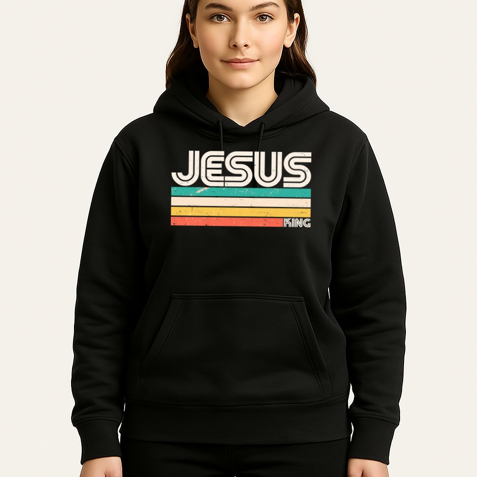 Vintage Jesus King Hoodie