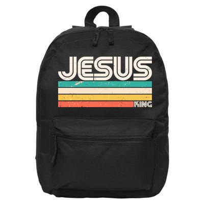 Vintage Jesus King 16 in Basic Backpack