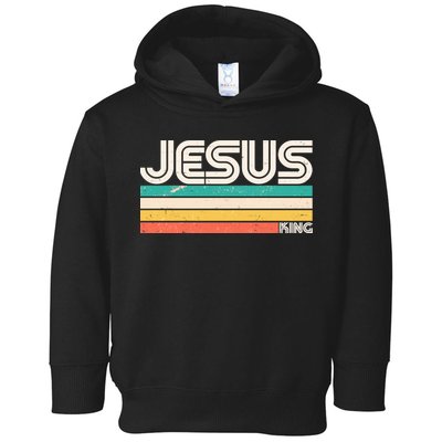 Vintage Jesus King Toddler Hoodie