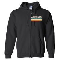 Vintage Jesus King Full Zip Hoodie