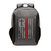 Vintage Jesus USA American Flag Catholic Christion Cross Vector Backpack