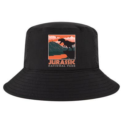 Vintage Jurassic National Park Poster Cool Comfort Performance Bucket Hat